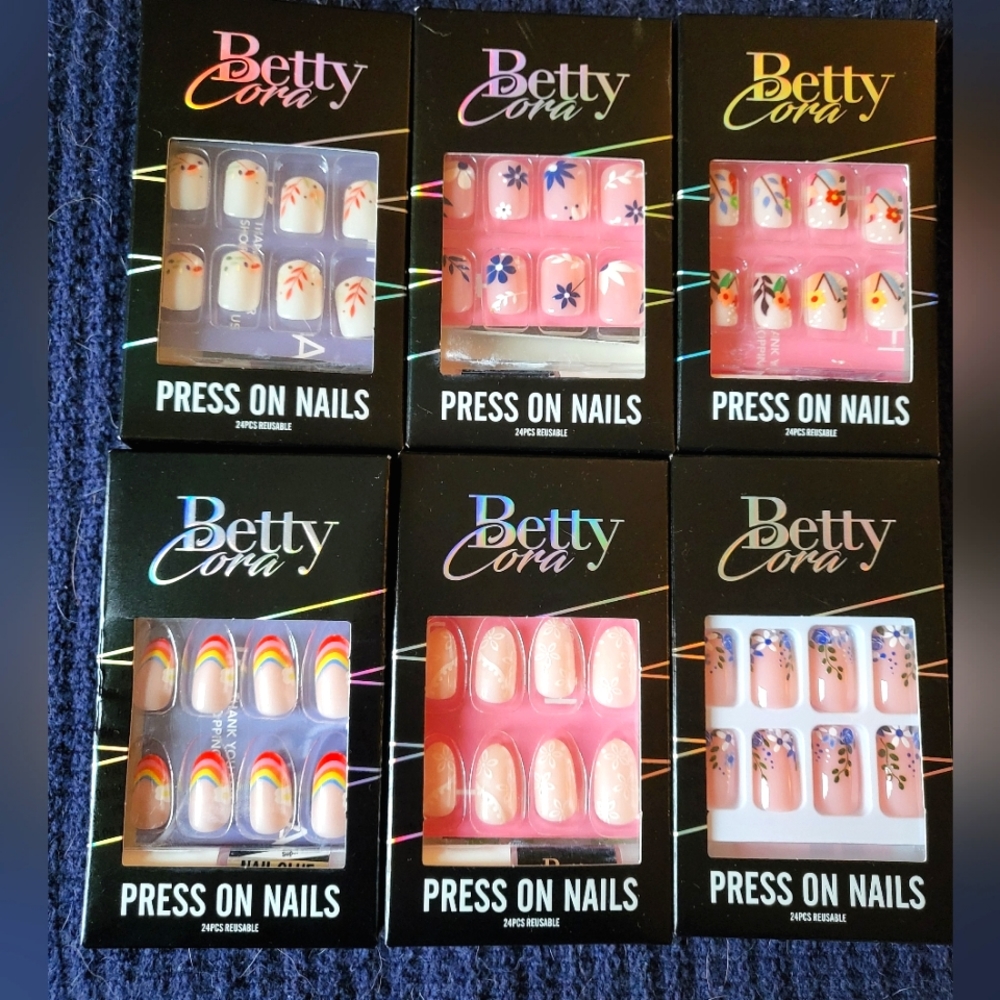 Betty Cora Nail Collection -- set of 6